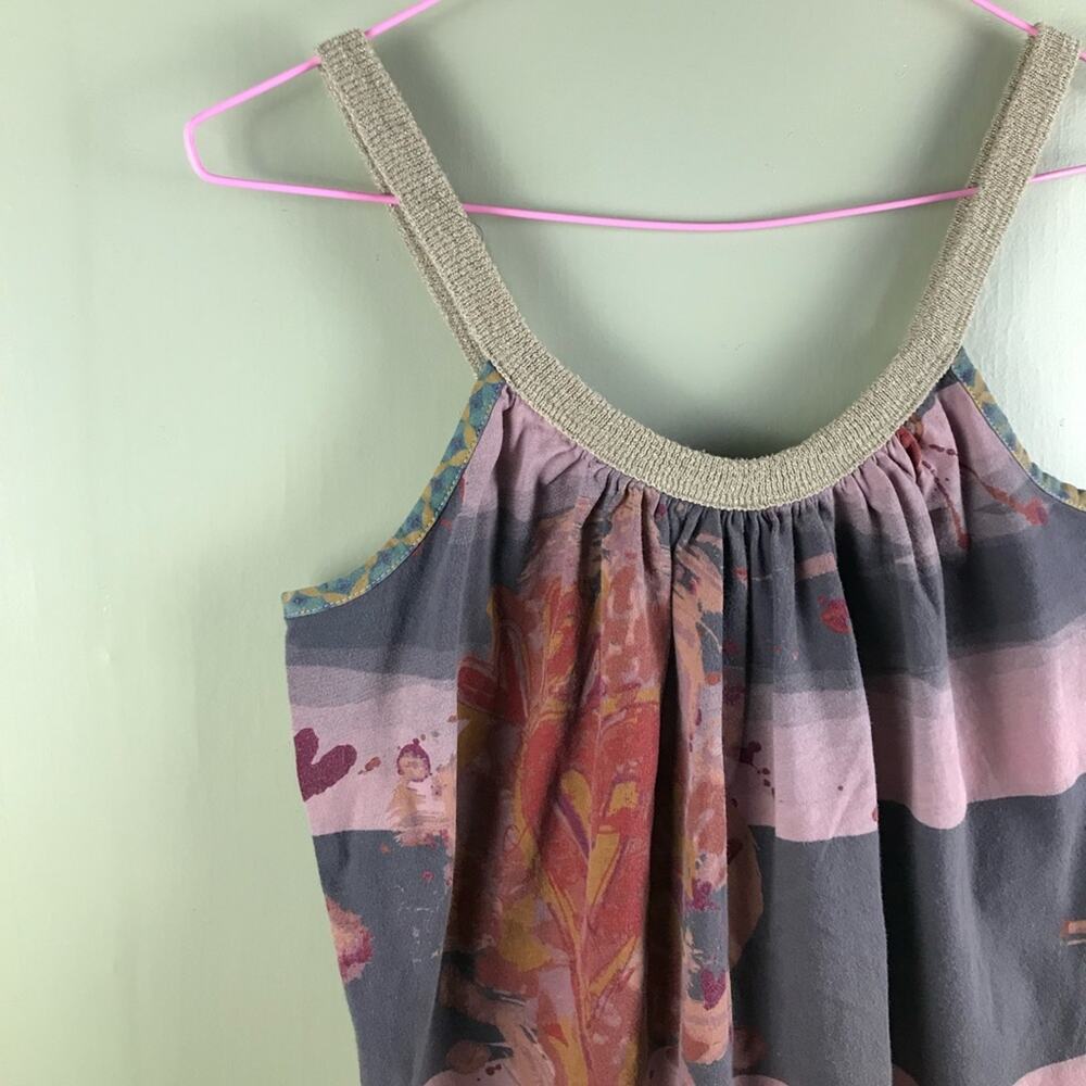 Scrapbook Originals mixed print tank top - Picture 3 of 6